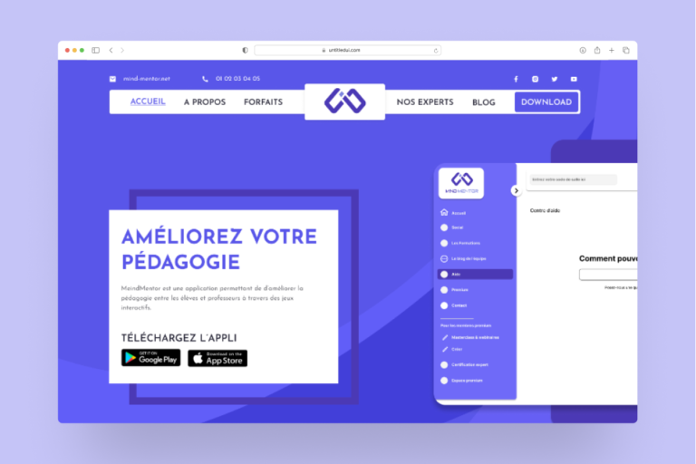MindMentor : Saas pédagogique & E-learning